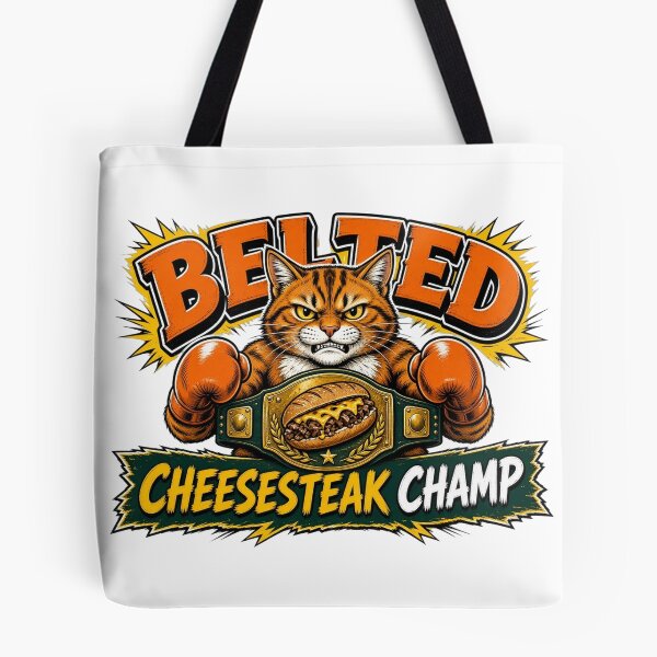 Item preview, Belted Cheesesteak Cat designed and sold by PhillySportz.