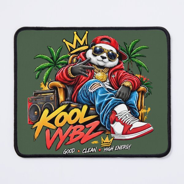 Item preview, Kool Vybz Cool Panda King Streetwear Urban Graffiti Art designed and sold by digitalbob60.