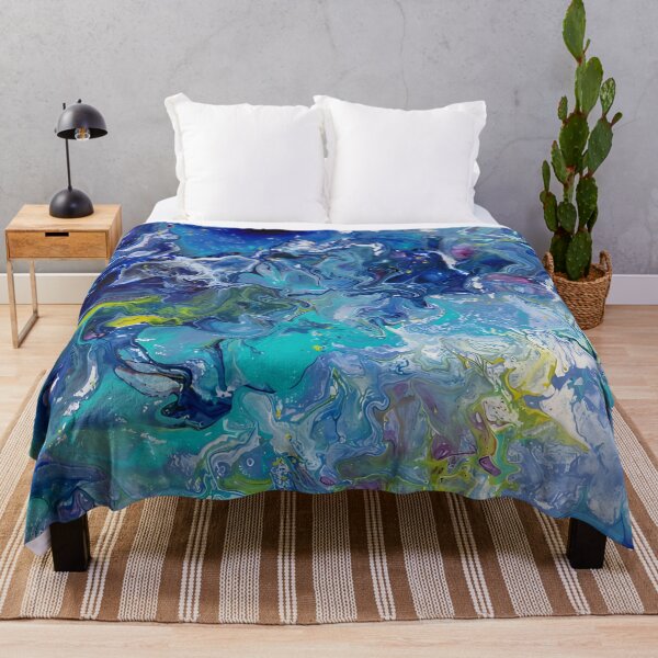 Item preview, Icy Impulse - Fluid Abstract Art F. Barakatt designed and sold by F. Barakatt Studio.