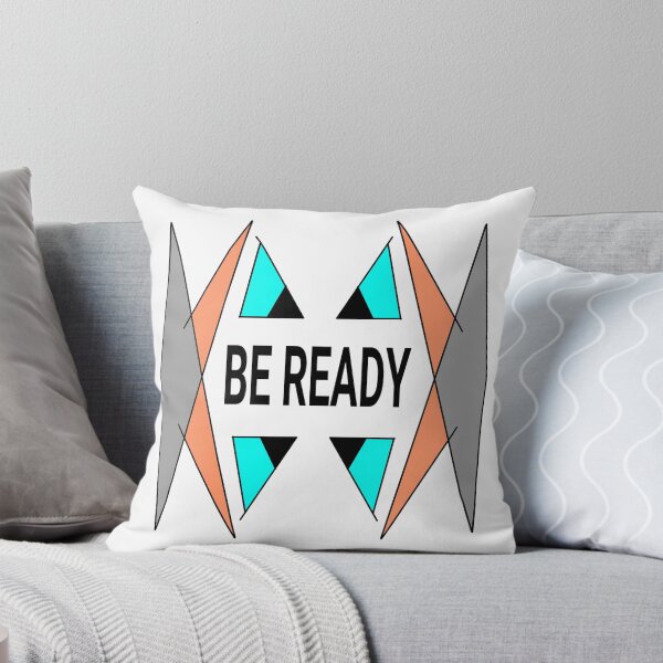 Item preview, Be Ready Geometric Motivational Quote Streetwear Graphic designed and sold by Dzulo.