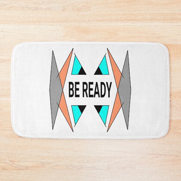Item preview, Be Ready Geometric Motivational Quote Streetwear Graphic designed and sold by Dzulo.