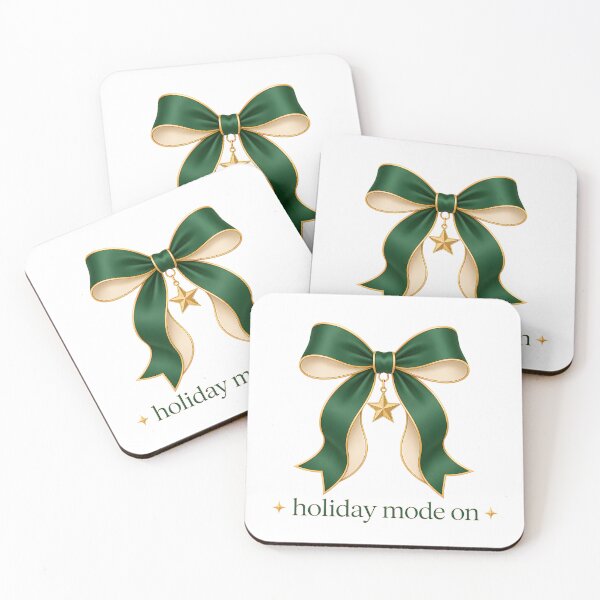 Item preview, Holiday Mode On Minimalist Bow Christmas Aesthetic designed and sold by DoceVaga.