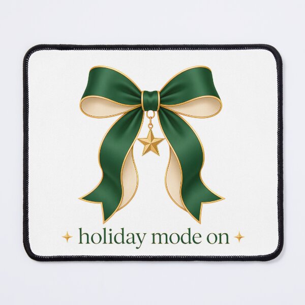 Item preview, Holiday Mode On Minimalist Bow Christmas Aesthetic designed and sold by DoceVaga.