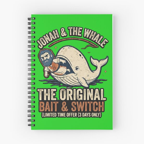 Item preview, Jonah and the Whale The Original Bait and Switch Funny Biblical designed and sold by FrozenFits.