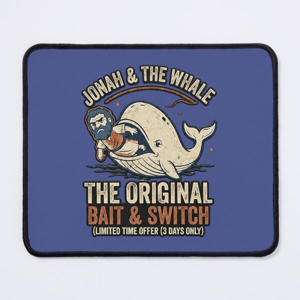 Item preview, Jonah and the Whale The Original Bait and Switch Funny Biblical designed and sold by FrozenFits.
