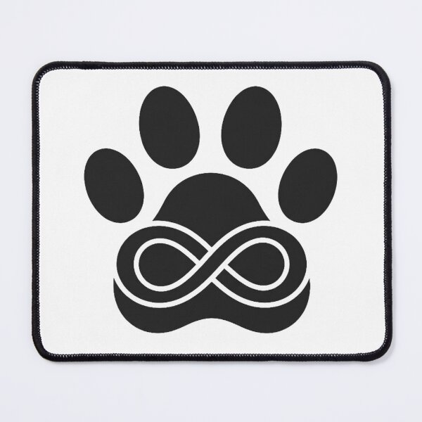 Item preview, Minimalist Infinity Dog Paw Print - Simplicity Collection designed and sold by Goodthingstree.
