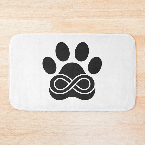 Item preview, Minimalist Infinity Dog Paw Print - Simplicity Collection designed and sold by Goodthingstree.