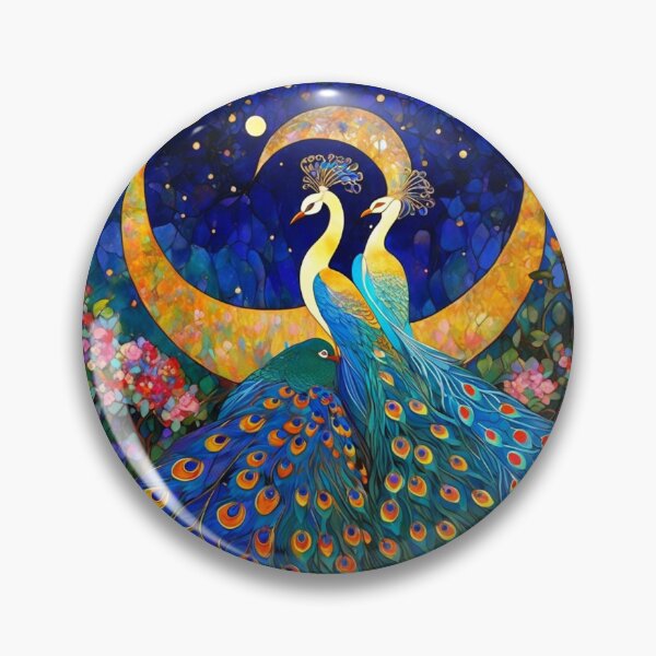 Item preview, Peacocks in the Evening designed and sold by TheDarkWardrobe.