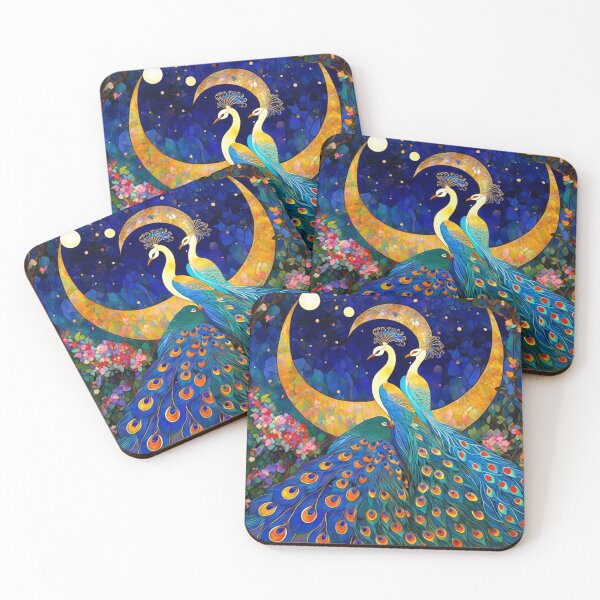 Item preview, Peacocks in the Evening designed and sold by TheDarkWardrobe.