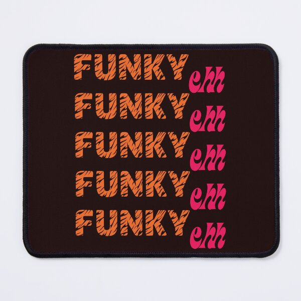 Item preview, Funky Ehh | Orange Flame & Hot Pink Y2K Typography designed and sold by BUTTER7FLY.