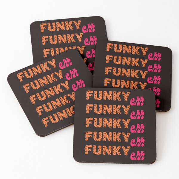 Item preview, Funky Ehh | Orange Flame & Hot Pink Y2K Typography designed and sold by BUTTER7FLY.