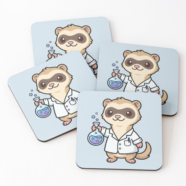 Item preview, Cute Ferret Scientist Lab Coat designed and sold by Rocklights.