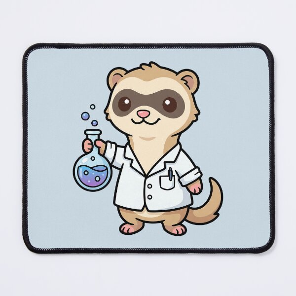 Item preview, Cute Ferret Scientist Lab Coat designed and sold by Rocklights.