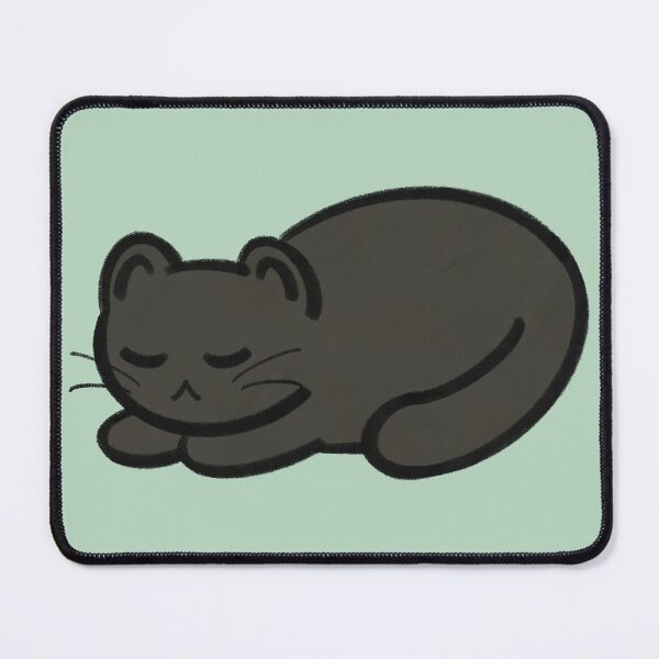 Item preview, Sleeping Black Cat designed and sold by ClarissaDoodles.