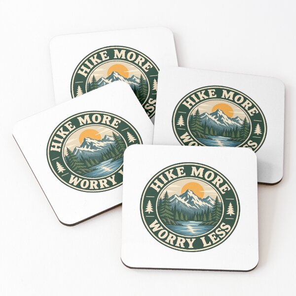 Item preview, Hike More Worry Less designed and sold by Mystik-Media.
