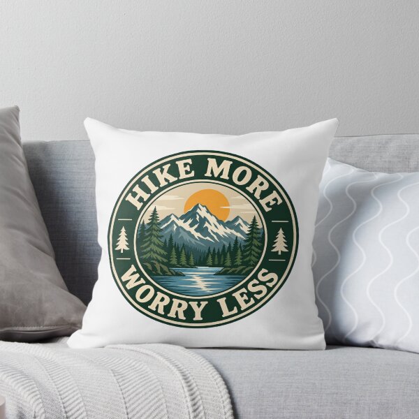 Item preview, Hike More Worry Less designed and sold by Mystik-Media.