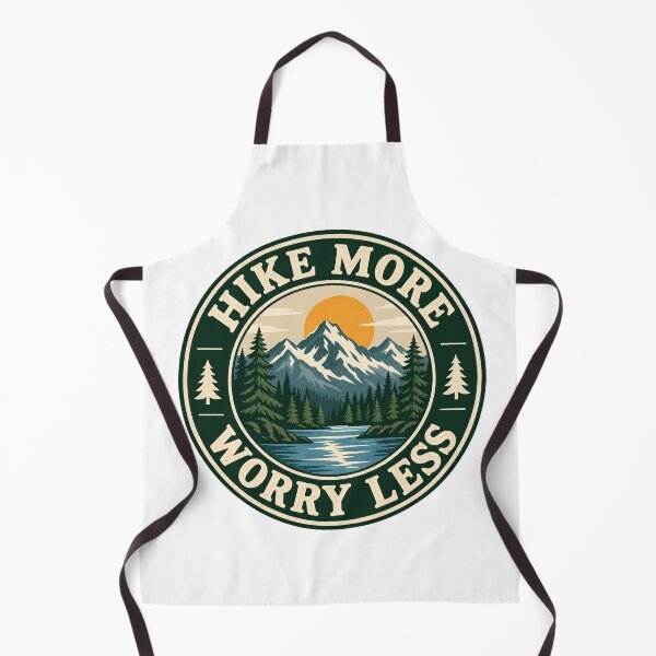 Item preview, Hike More Worry Less designed and sold by Mystik-Media.
