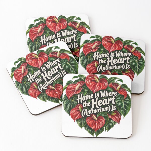 Item preview, Anthurium Heart Plant Lover Home Botanical Gift designed and sold by Sycamorre.