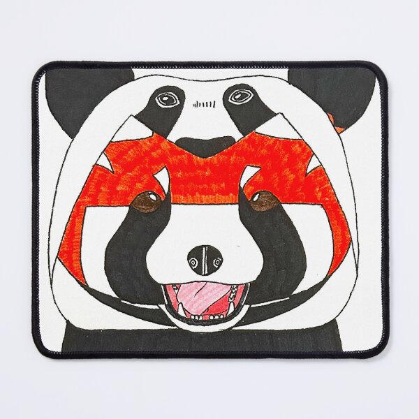 Item preview, Red Panda Wearing a Panda Onesie designed and sold by Bountiful Creatures.
