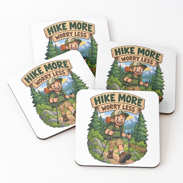 Item preview, Hike More Worry Less designed and sold by Mystik-Media.