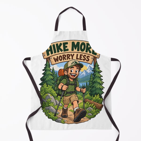 Item preview, Hike More Worry Less designed and sold by Mystik-Media.