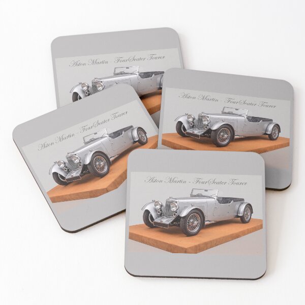 Item preview, Vintage Aston Martin Four Seater Tourer Classic Sports Car designed and sold by ArtworkNorth.