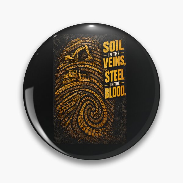 Item preview, Soil In Veins Steel In Blood Operator Shirt designed and sold by StudioBilly3000.