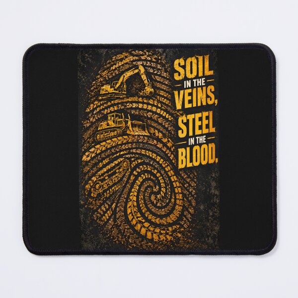 Item preview, Soil In Veins Steel In Blood Operator Shirt designed and sold by StudioBilly3000.