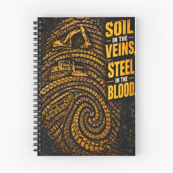 Item preview, Soil In Veins Steel In Blood Operator Shirt designed and sold by StudioBilly3000.