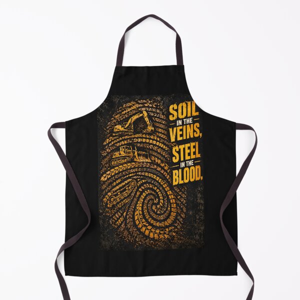 Item preview, Soil In Veins Steel In Blood Operator Shirt designed and sold by StudioBilly3000.
