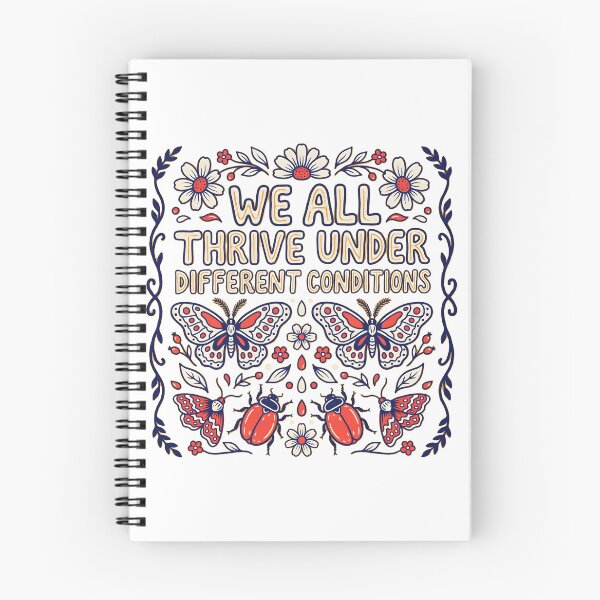 Item preview, We All Thrive Under Different Conditions Autism Neurodiversity Botanical designed and sold by Redgiant87x.