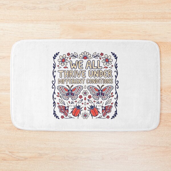 Item preview, We All Thrive Under Different Conditions Autism Neurodiversity Botanical designed and sold by Redgiant87x.
