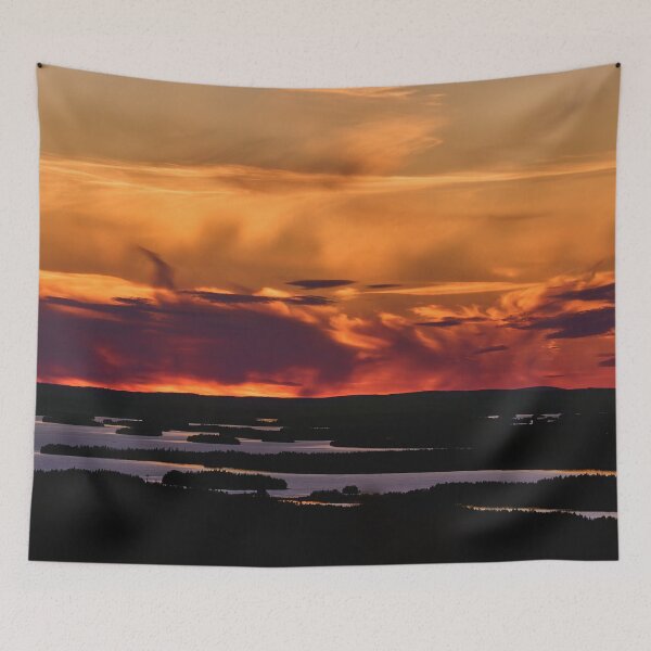 Item preview, Burning clouds. Kuusamo sunset designed and sold by Jouko Lehto Photography.