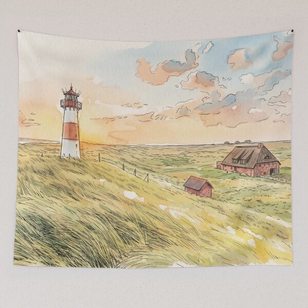 Item preview, Lighthouse on Sylt designed and sold by sid1802.