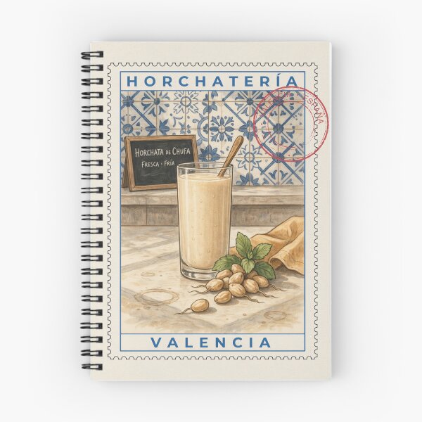 Item preview, Valencia Horchata de Chufa — Spanish Street‑Drink Art designed and sold by stickercuffs.