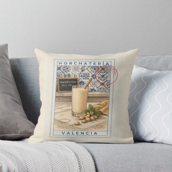 Item preview, Valencia Horchata de Chufa — Spanish Street‑Drink Art designed and sold by stickercuffs.