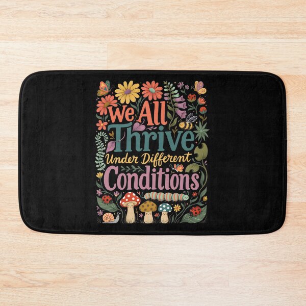 Item preview, We All Thrive Under Different Conditions Neurodiversity Botanical designed and sold by Redgiant87x.