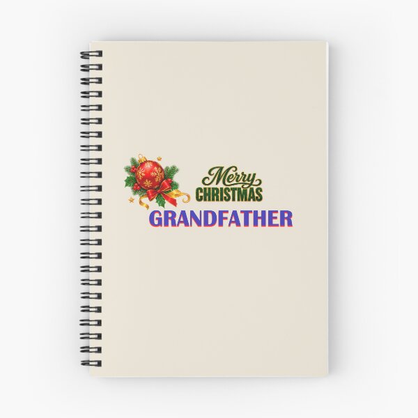 Item preview, Merry Christmas Grandfather Family Holiday Celebration Design  designed and sold by annenambiro.