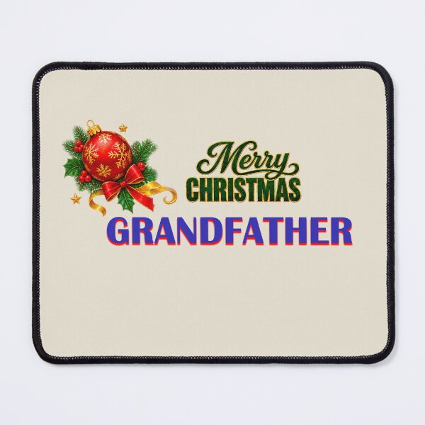 Item preview, Merry Christmas Grandfather Family Holiday Celebration Design designed and sold by annenambiro.