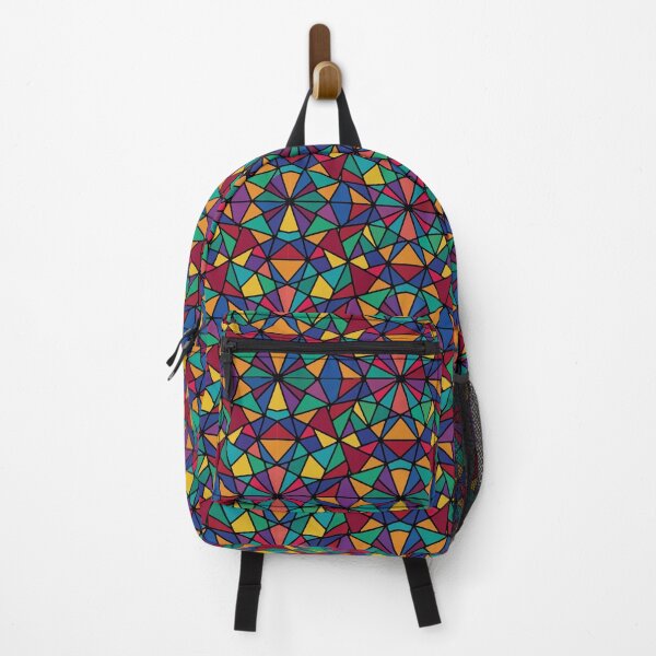 Item preview, Rainbow Stained Glass Kaleidoscope Mosaic Pattern designed and sold by AIG - Andrei Ilie Graphics.