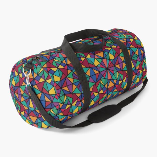 Item preview, Rainbow Stained Glass Kaleidoscope Mosaic Pattern designed and sold by AIG - Andrei Ilie Graphics.