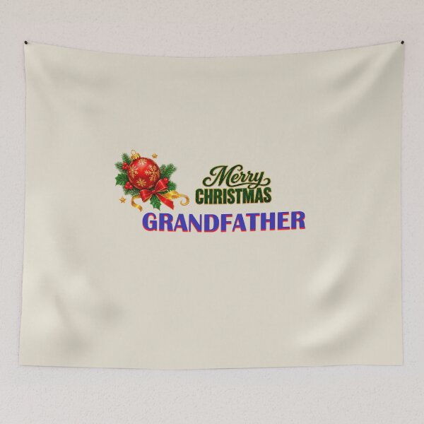 Item preview, Merry Christmas Grandfather Family Holiday Celebration Design  designed and sold by annenambiro.