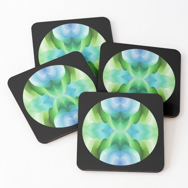 Item preview, Green and Blue Geometric Design designed and sold by JayMakesTiktok.