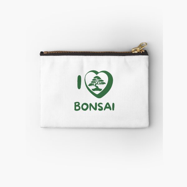 Item preview, I Love Bonsai Heart Tree Silhouette Green Minimalist Graphic designed and sold by HYPNK.