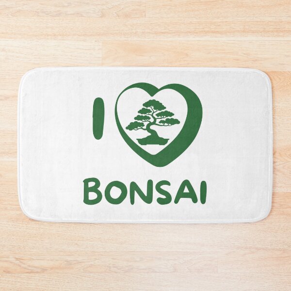 Item preview, I Love Bonsai Heart Tree Silhouette Green Minimalist Graphic designed and sold by HYPNK.
