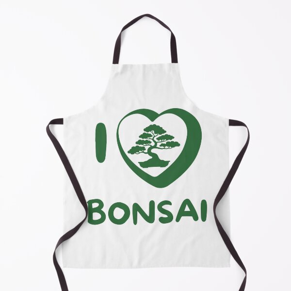 Item preview, I Love Bonsai Heart Tree Silhouette Green Minimalist Graphic designed and sold by HYPNK.