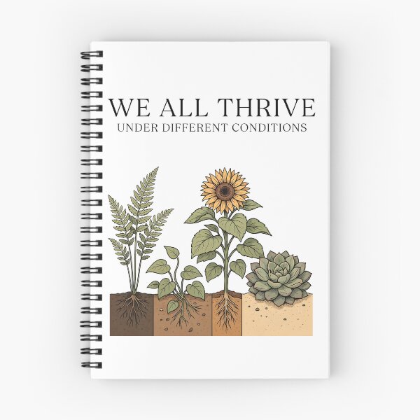 Item preview, We All Thrive Under Different Conditions Botanical Autism designed and sold by Redgiant87x.