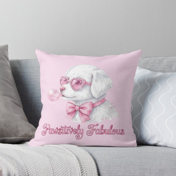 Item preview, Pawsitively Fabulous - Cute White Dog With Pink Sunglasses - Dog Lover designed and sold by Vibe-Vary.