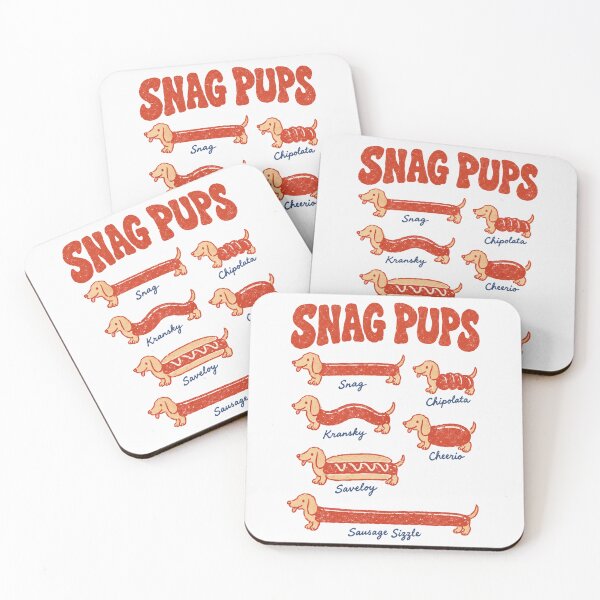 Item preview, Snag Pups Funny Wiener Dog Dachshund Sausage Types designed and sold by Yellowriversss.