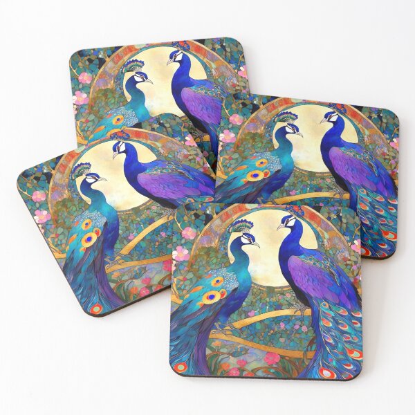 Item preview, Peacocks in the Moon Garden designed and sold by TheDarkWardrobe.